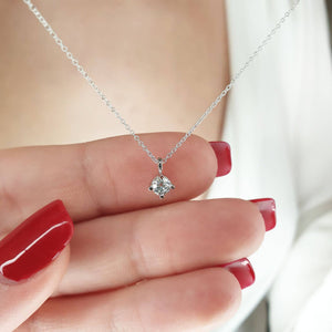 Diamond Solitaire Necklace