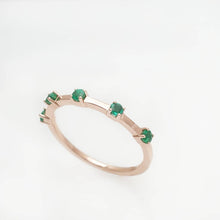 Load image into Gallery viewer, Gold Emerald Ring
