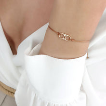 Load image into Gallery viewer, Personalized Gold Bracelet With Cord
