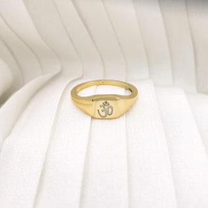 Yoga Ring In Solid Gold