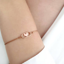 Load image into Gallery viewer, Personalized Gold Bracelet With Cord
