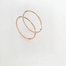 Load image into Gallery viewer, Gold Hoop Earrings
