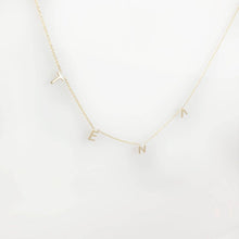 Load image into Gallery viewer, Gold Multiple Letters Necklace
