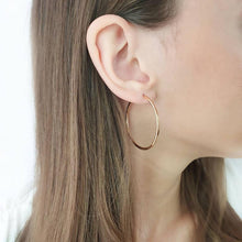 Load image into Gallery viewer, Gold Hoop Earrings
