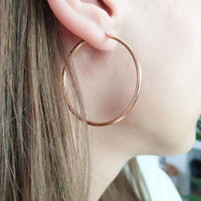 Load image into Gallery viewer, Gold Hoop Earrings
