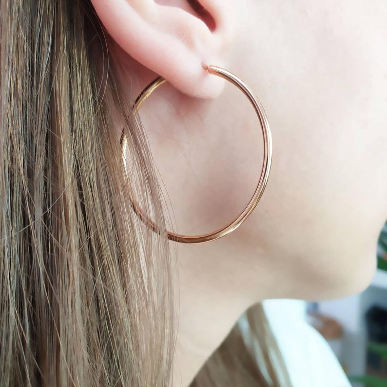 Gold Hoop Earrings