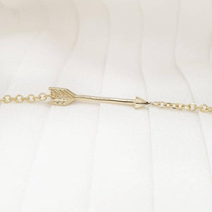 Arrow Bracelet In Solid Gold