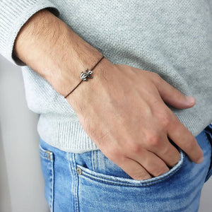 Frog With Diamond Bracelet In Solid Gold