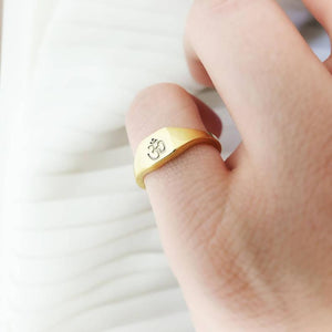 Yoga Ring In Solid Gold