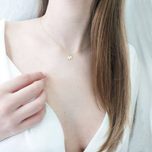 Load image into Gallery viewer, Solid Gold Tiny Puzzle Necklace
