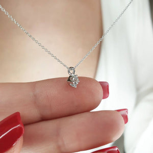 Diamond Solitaire Necklace