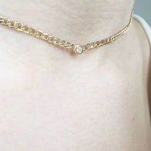 Load image into Gallery viewer, Gold Necklace Chain With Diamond
