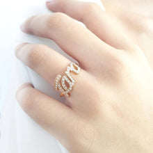 Load image into Gallery viewer, Personalized Ring With Diamonds
