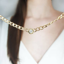 Load image into Gallery viewer, Gold Necklace Chain With Diamond
