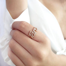 Load image into Gallery viewer, Personalized Ring With Diamonds
