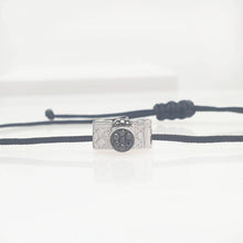 Load image into Gallery viewer, Camera Bracelet With Black Diamonds
