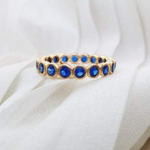 Load image into Gallery viewer, Gold Sapphire Ring
