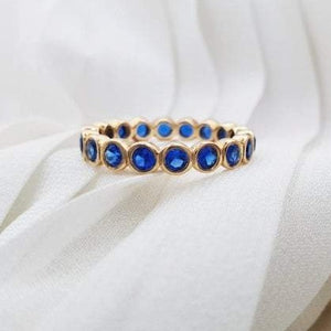 Gold Sapphire Ring