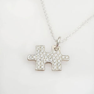 Diamond Puzzle Necklace