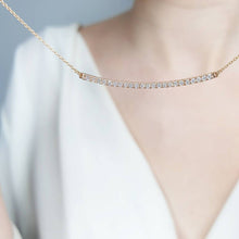 Load image into Gallery viewer, Diamond Bar Necklace
