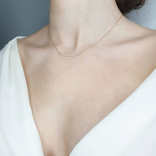 Load image into Gallery viewer, Diamond Bar Necklace
