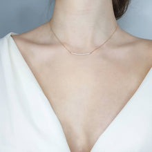 Load image into Gallery viewer, Diamond Bar Necklace
