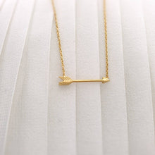 Load image into Gallery viewer, Gold Arrow Necklace
